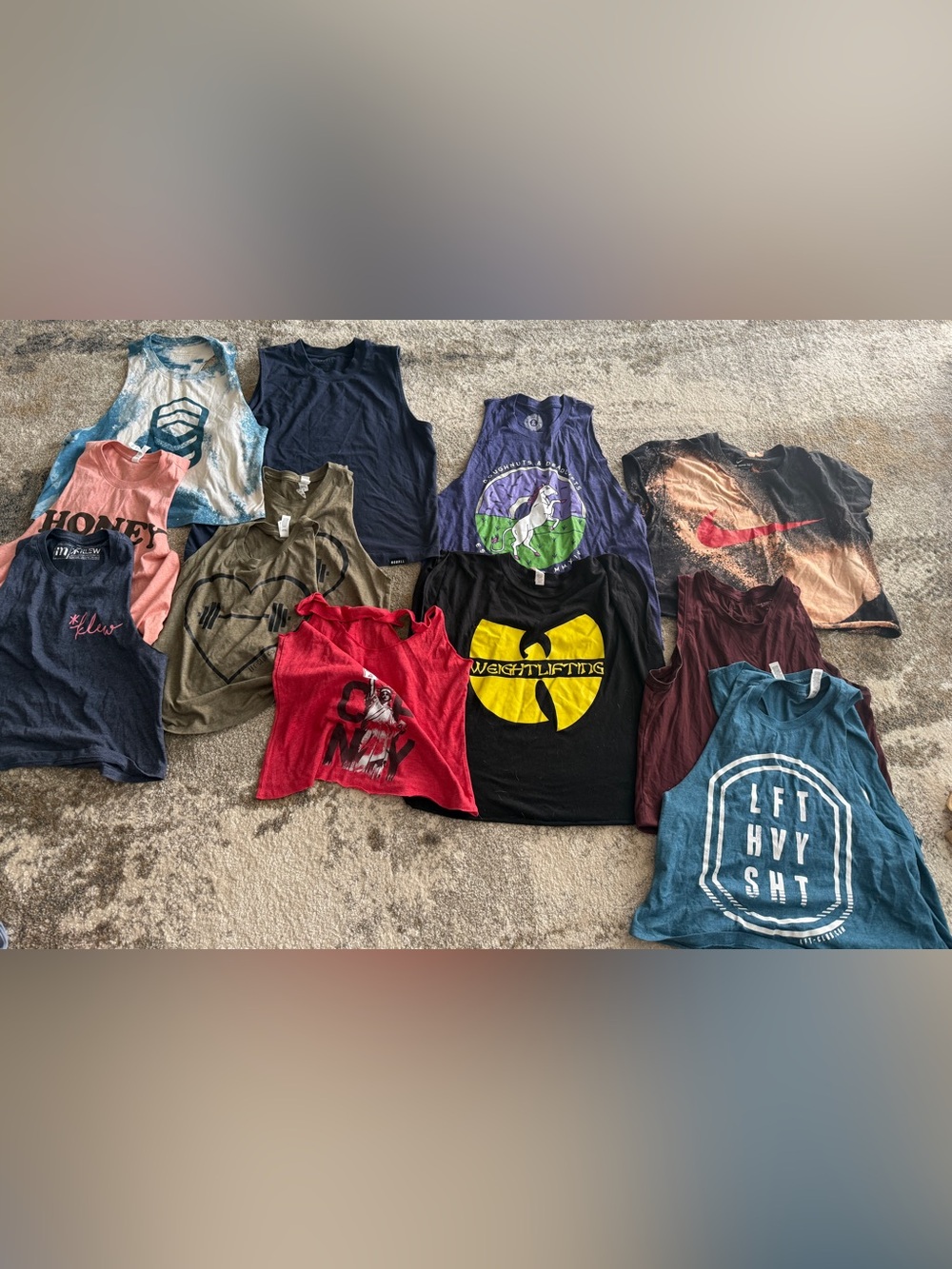 12 workout tank bundle